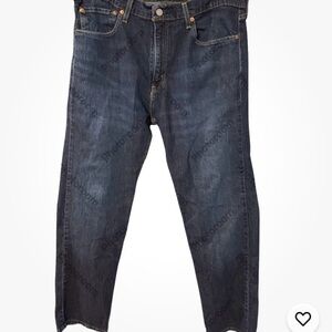 Levi’s 505 Jeans Men’s Blue 36x30 Regular Fit Dark Wash Denim Straight Leg